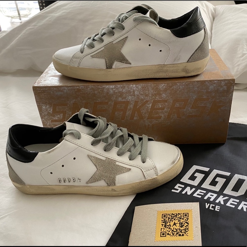 Authentic Golden Goose Super-Star Sneakers